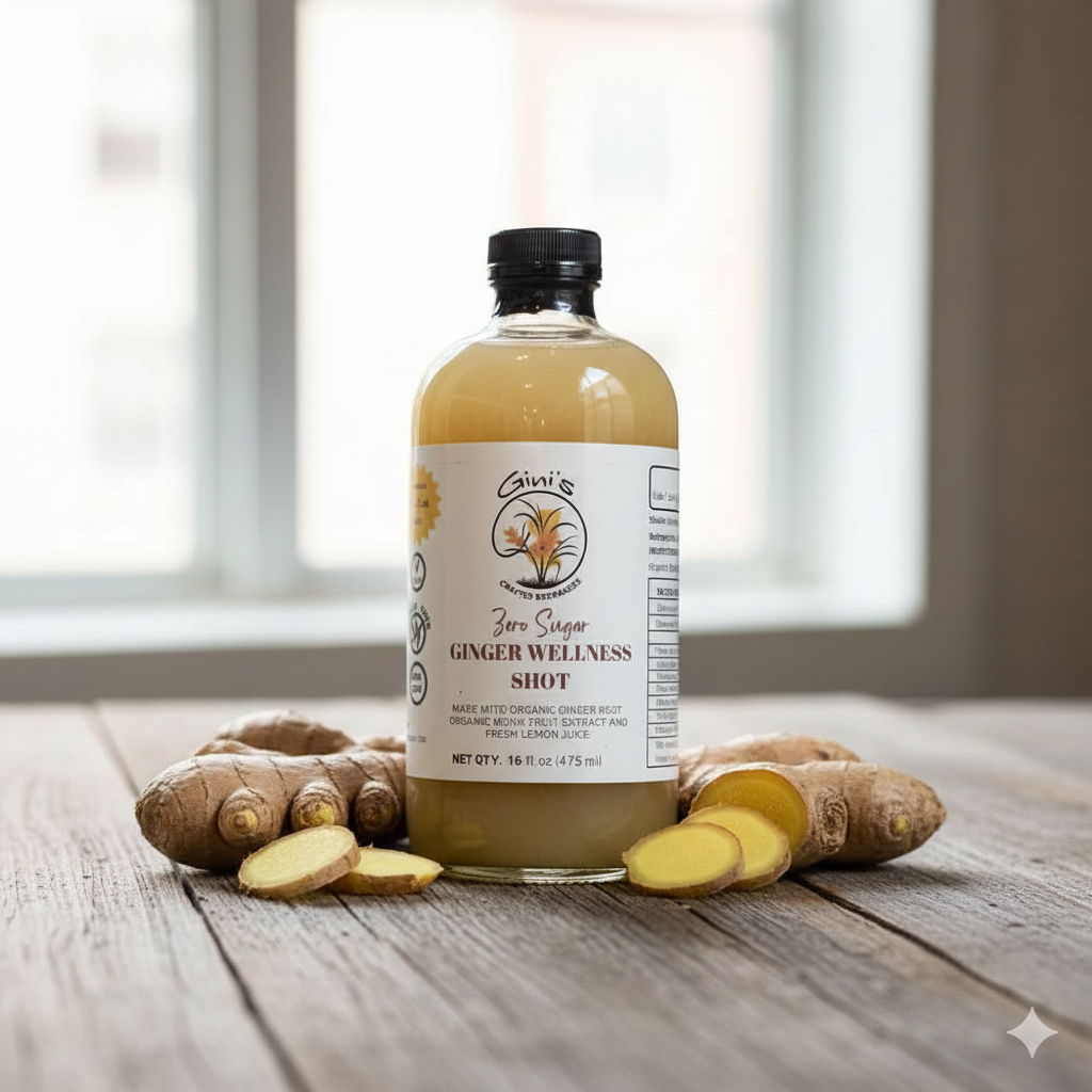 Zero Sweetener - Ginger Wellness Shot, Original, 16 fl. oz.