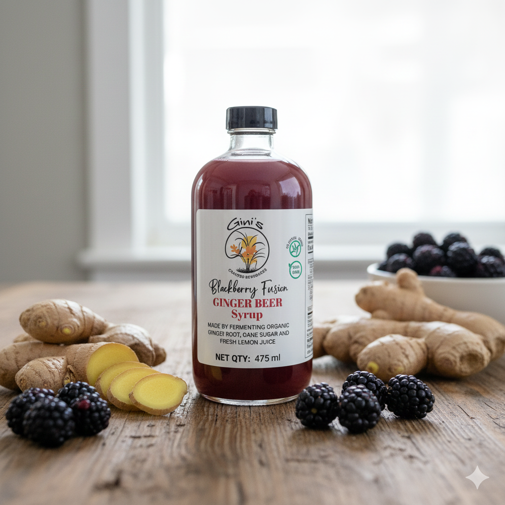 Ginger Beer Syrup – Blackberry Fusion, 16 fl. oz.