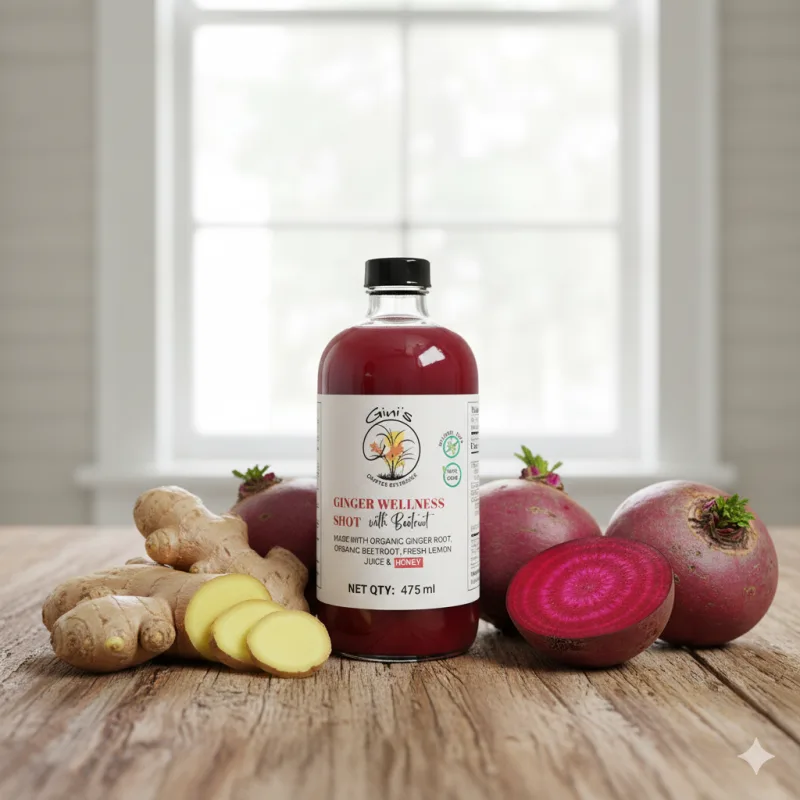 Ginger Wellness Shot With Beetroot, 16 fl. oz.
