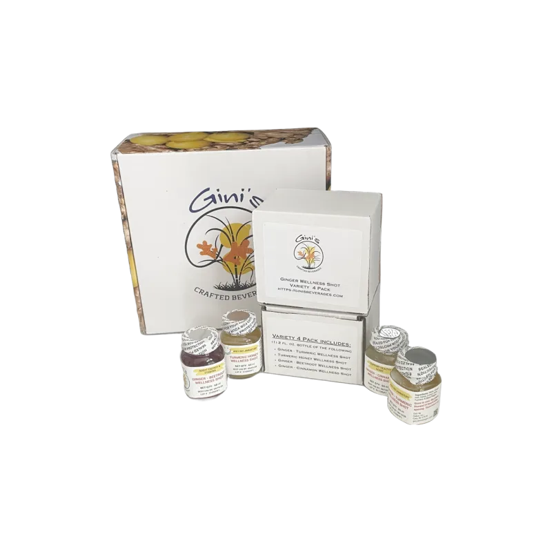 Ginger Wellness Variety 4 Pack